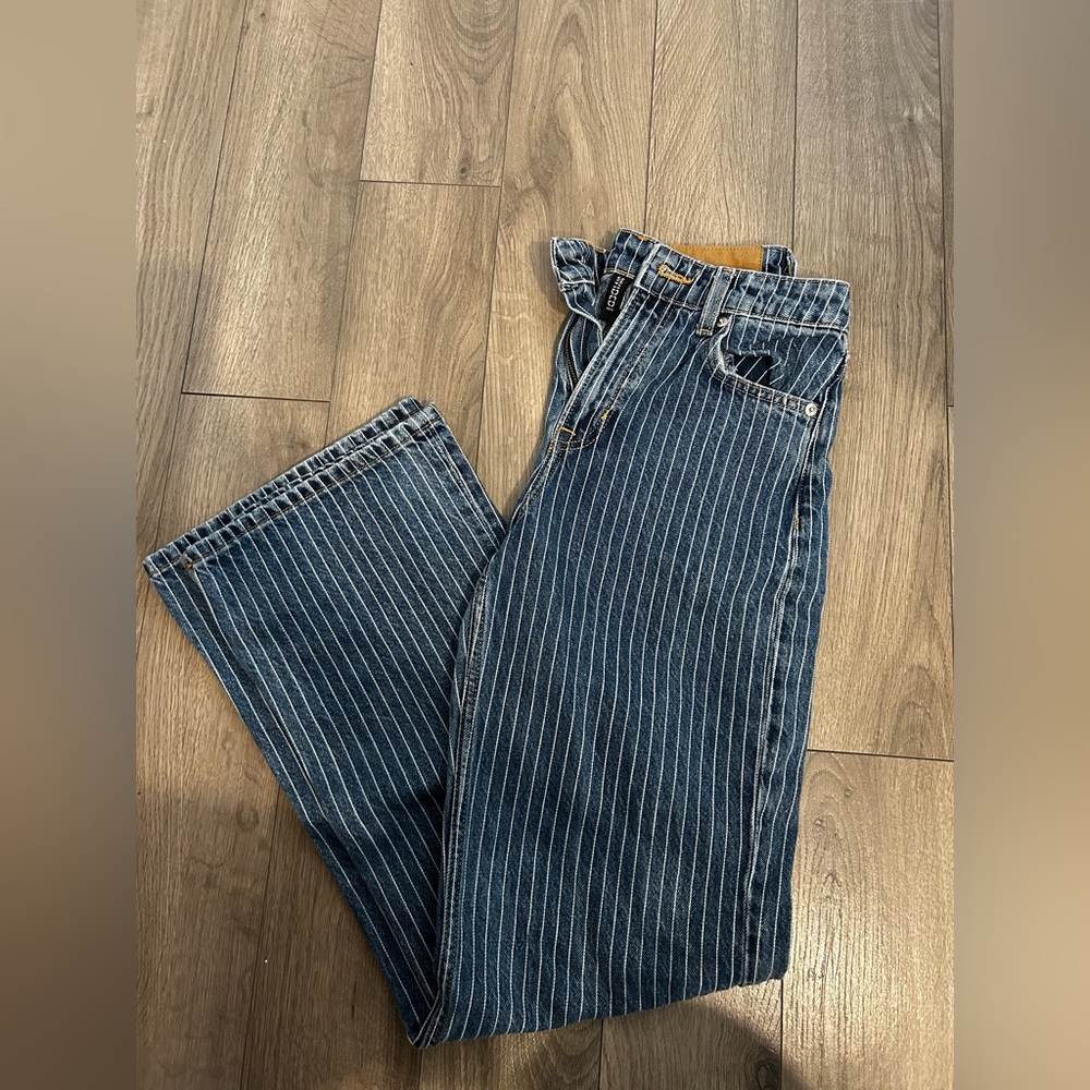H&M pinstripe Blue Jeans